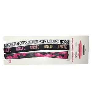 BREAST CANCER AWARENESS 3PK ELASTIC HEADBANDS